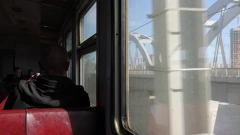People in train Stock Footage 220949008