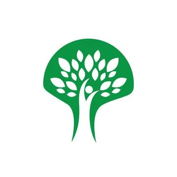 People tree icon vector illustration concept design template Stock Illustration