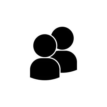 People, two avatars icon. Element of a group of people icon. Premium quality Stock Illustration