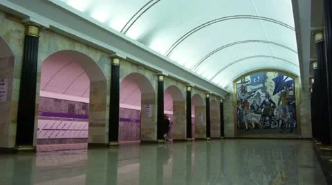 People at underground station Stock Footage 20482917