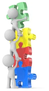 People Unite. Stock Illustration