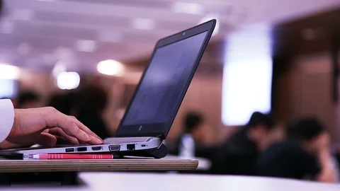People using laptop. Stock Footage 92749122