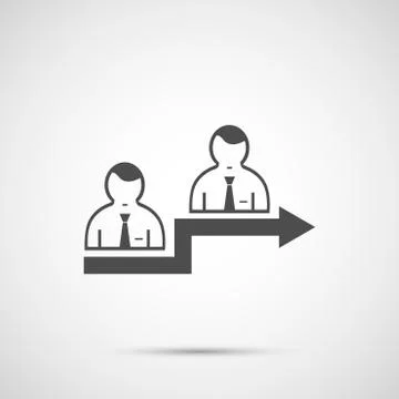 People vector design. 2 man icon Stock Illustration
