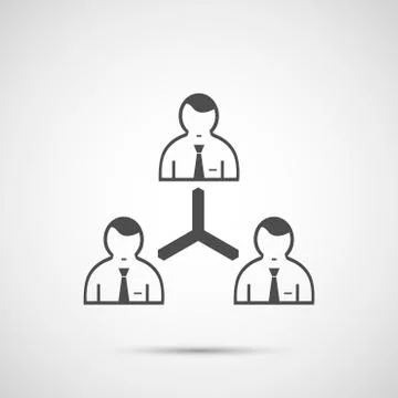 People vector design. 3 man icon Stock Illustration