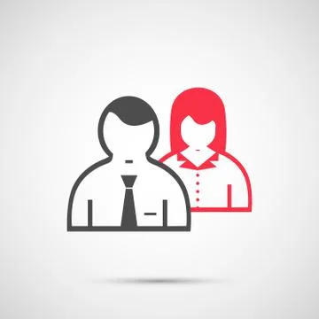 People vector design. Man and woman icon Stock Illustration