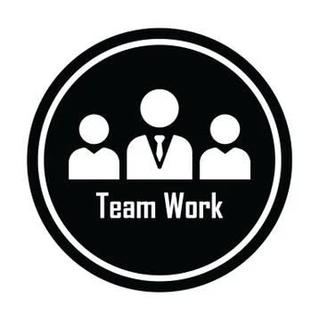 People vector icon. Group of humans sign - illustration Stock Illustration