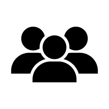 People vector icon Stock Illustration