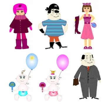 People vector Stock Illustration