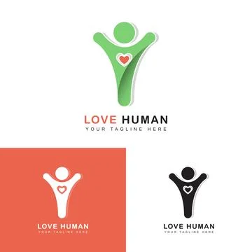 People vector logo Stock Illustration