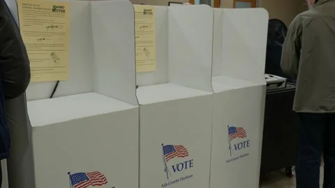 People Voting In The U.S., Contemporary Vidéo 132595100