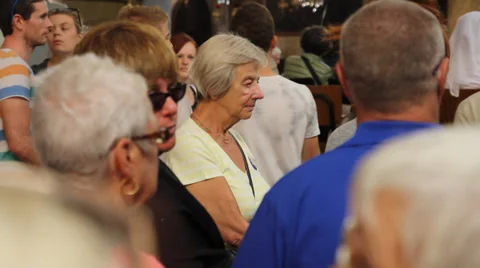People waiting Stock Footage 32152518
