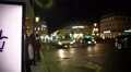 People waiting on public transport at bus stop, urban life, evening time 4k or 4k+ Resolution