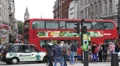 People Walk Crowd Taxi Traffic City Trafalgar Square London Palace Rush Hour HD Footage