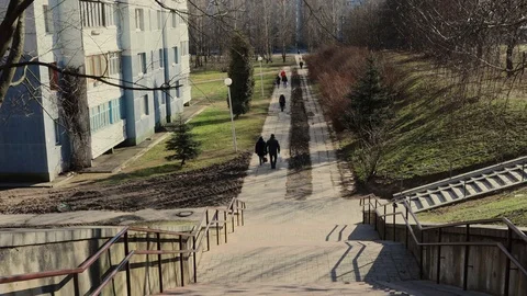 People walk Stock Footage 128625607