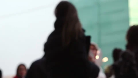 People walk past the camera. Stock Footage 171653018