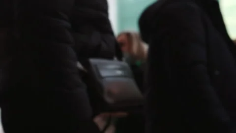 People walk past the camera. Stock Footage 171653067