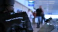 People walking in Airport BLURRED GFHD HD Footage