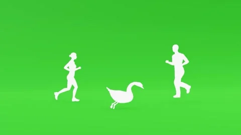 People Walking Animation Crowd Motion Scene Video stock 327343423