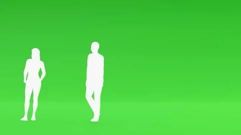 People Walking Animation Crowd Motion Scene Stock Footage 327343488