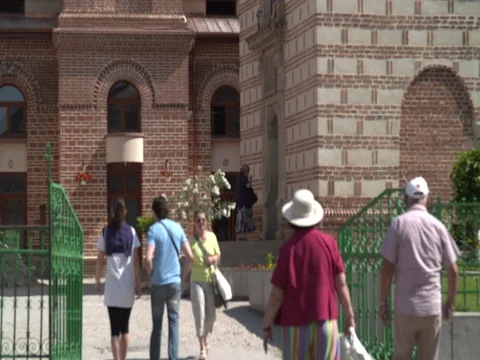 People walking around Stock Footage 76716568