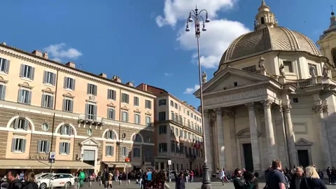 People walking around Stock Footage 157755537
