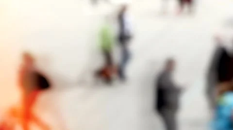People walking background. pedestrian commuters persons. city urban Video stock 40253927