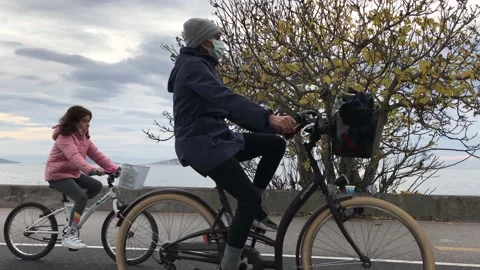 People walking on the beach Stock Footage 144816675