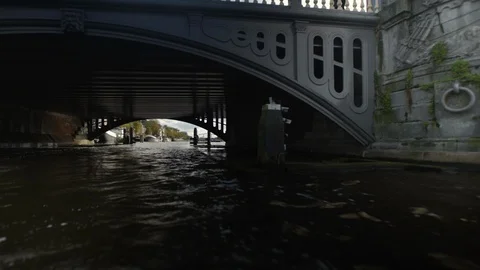 People walking on bridge Stock Footage 94526204