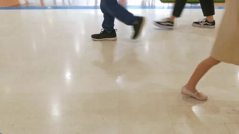 People walking in the building Stock Footage 113579455