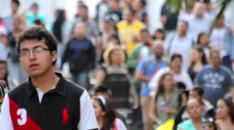 People walking in Chapultepec park. Stock Footage 62131307