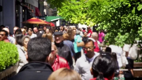 People walking chicago 1 Stock Footage 78651235