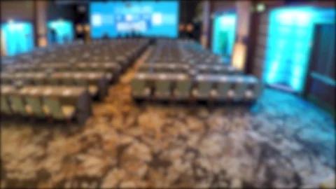 People walking before the Conference Stock Footage 93622652