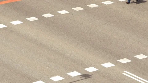 People walking by a crosswalk Stock Footage 108870145