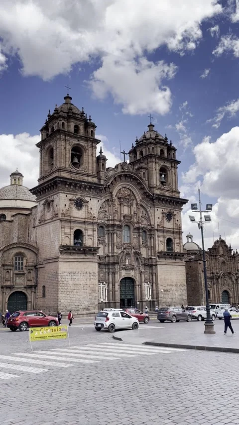 People Walking in Cusco 2 Stock Footage 297619437