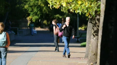People Walking Stock Footage 526419