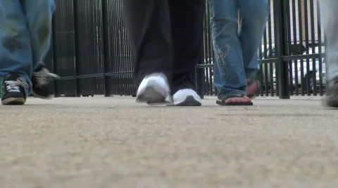 People walking Stock Footage 719541