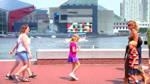 People Walking By Video stock 1065731