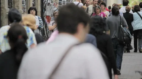People Walking Stock Footage 5295692