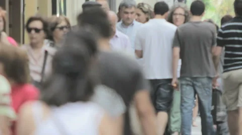 People Walking Stock Footage 6003410