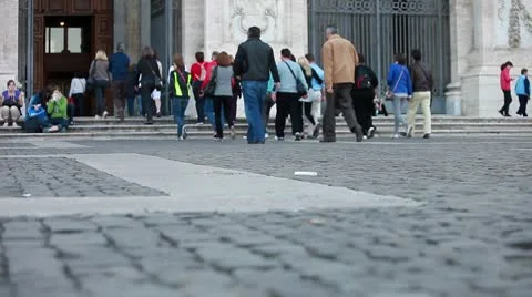 People walking Stock Footage 8903921