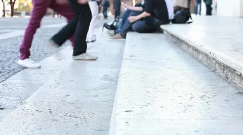 People walking Stock Footage 8906428