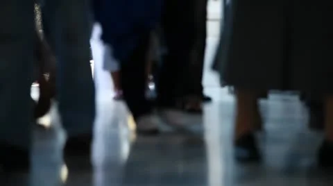 People walking Stock Footage