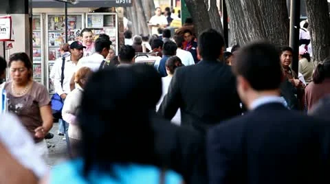 People walking. Stockbeeldmateriaal 11179282