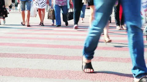 People walking Video stock 11238059