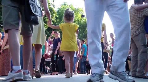 People walking Stock Footage 25042066