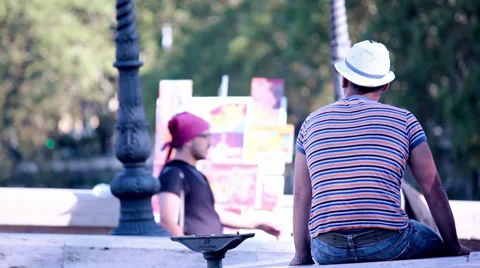 PEOPLE WALKING Stock Footage 30369095