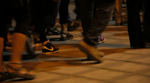 People walking Stock Footage 57220653