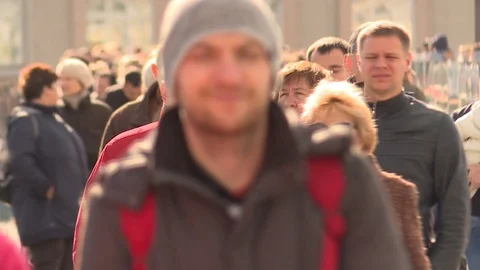 People walking 스톡 동영상 97595290