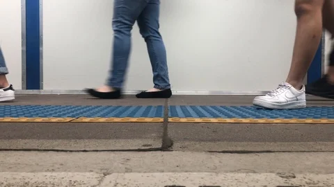 People Walking Stock Footage 127265528