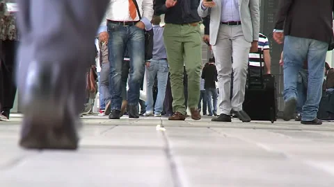 People walking Video stock 147664558